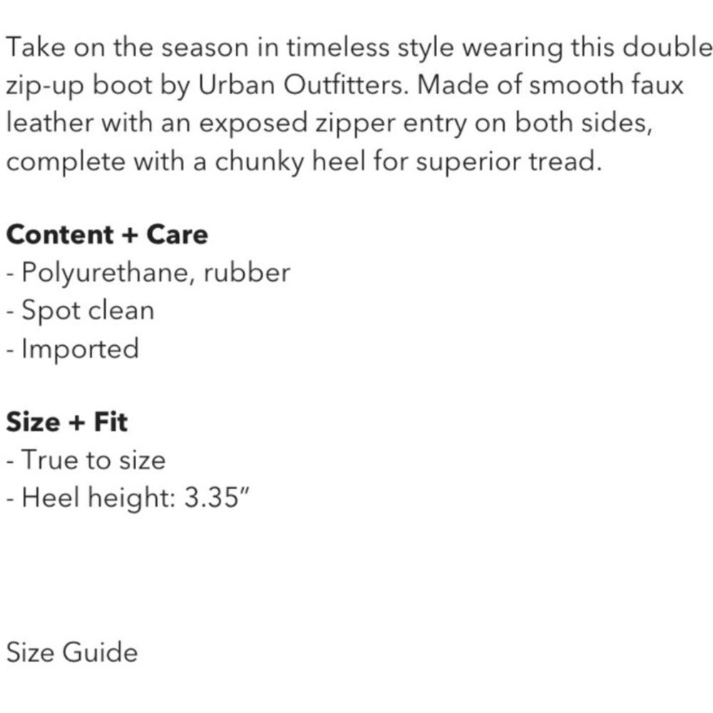 UO Zip Up Boot - Picture 5 of 6